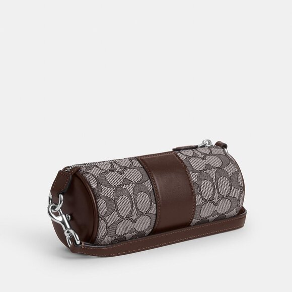 Nolita Barrel Bag In Signature Jacquard - Picture 1 of 4